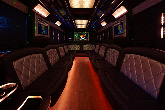 limo bus rental service